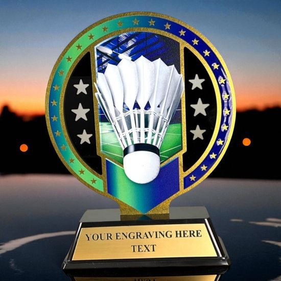 Sentinel Stainless Steel Badminton Trophy