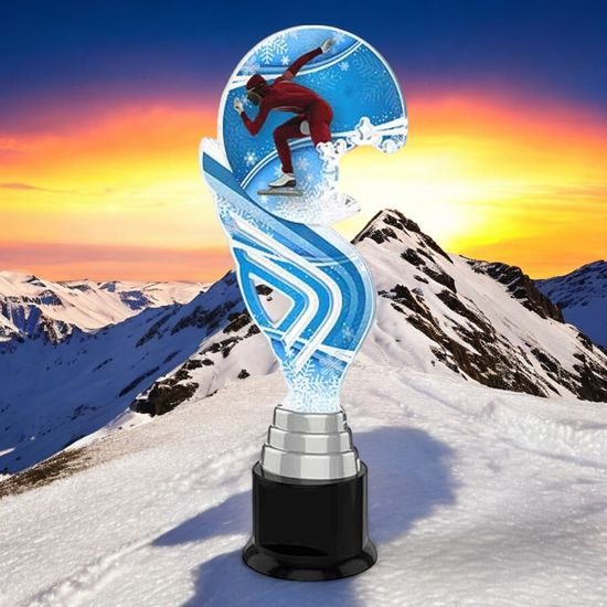 Aspen Speed Skating Snowflake Trophy