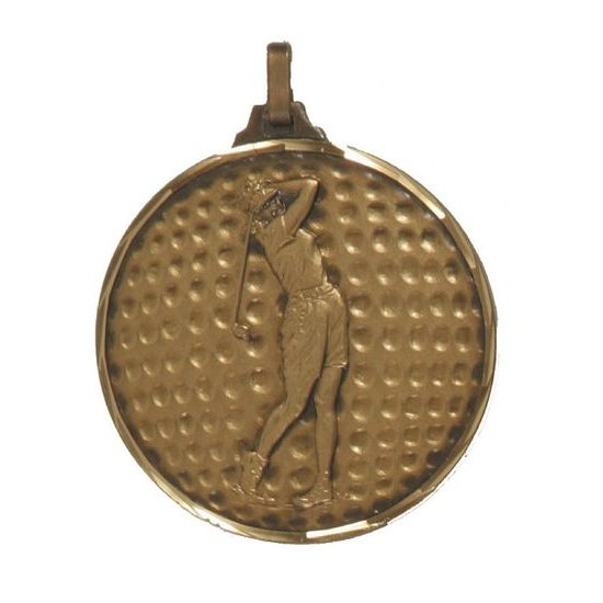 Diamond Edged Female Golf Ball Bronze Medal
