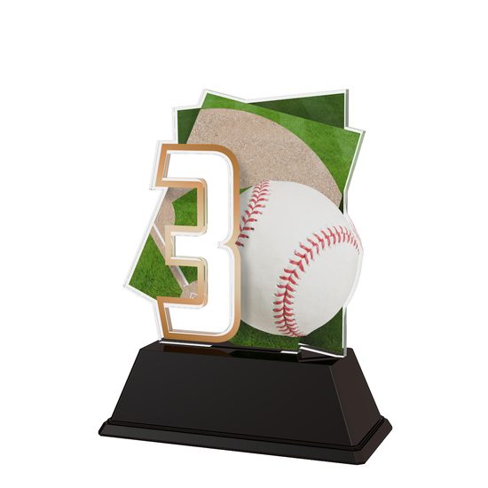 Poznan Baseball Number 3 Trophy