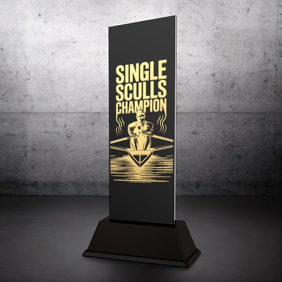 Shadowline Single Sculls Men’s Trophy – Stainless Steel Award