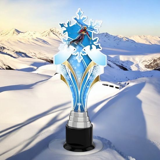 Verbier Ski Slalom Snowflake Trophy