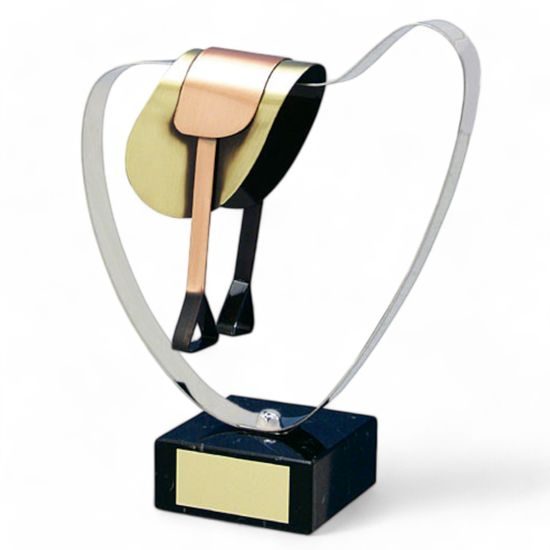 Maneto Horse Riding Saddle Handmade Metal Trophy