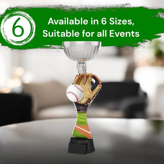 Montreal Baseball and Glove Silver Cup Trophy