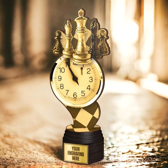 Frontier Classic Real Wood Chess Trophy