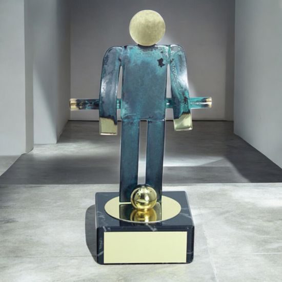Toledo Table Football Handmade Metal Trophy