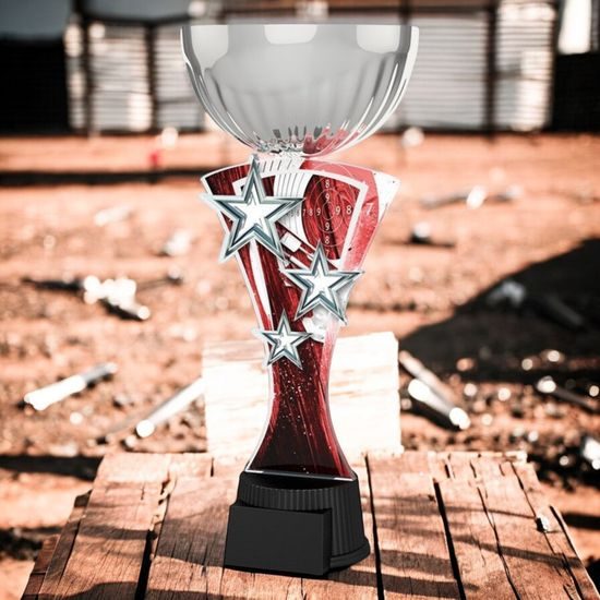 Triple Star Shooting Silver Trophy Cup