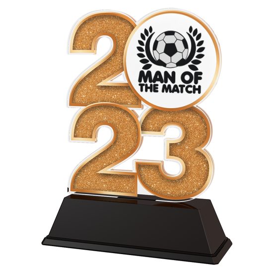 Football Man of the Match 2023 Trophy