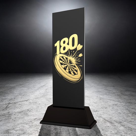 Shadowline Metal 180 Darts Award Trophy