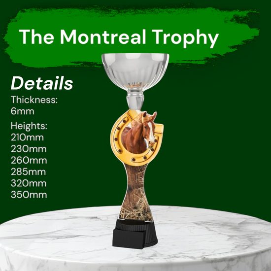 Montreal Horse and Horseshoe Silver Cup Trophy
