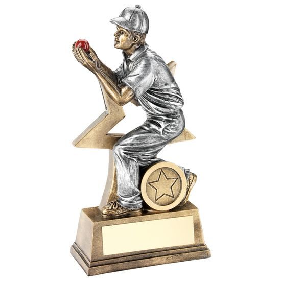 Cricket Fielder Star Trophy