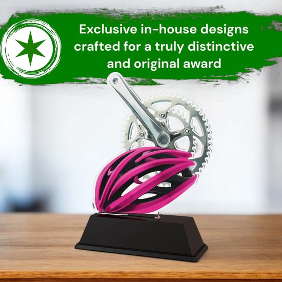 Ostrava Cycling Pink Helmet Trophy