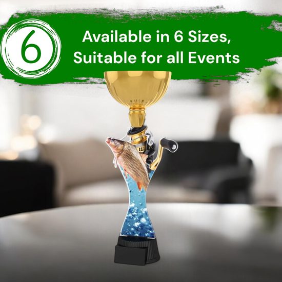 Vancouver Fishing Reel Gold Cup Trophy