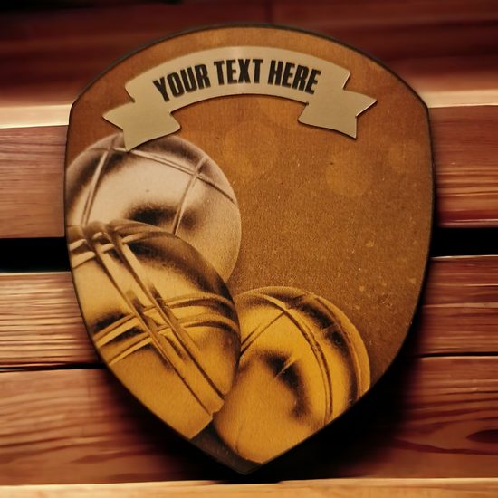 Regal Birchwood Petanque Sepia Shield