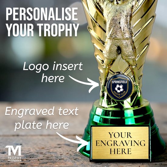 Golden Legacy Heavyweight Football Trophy