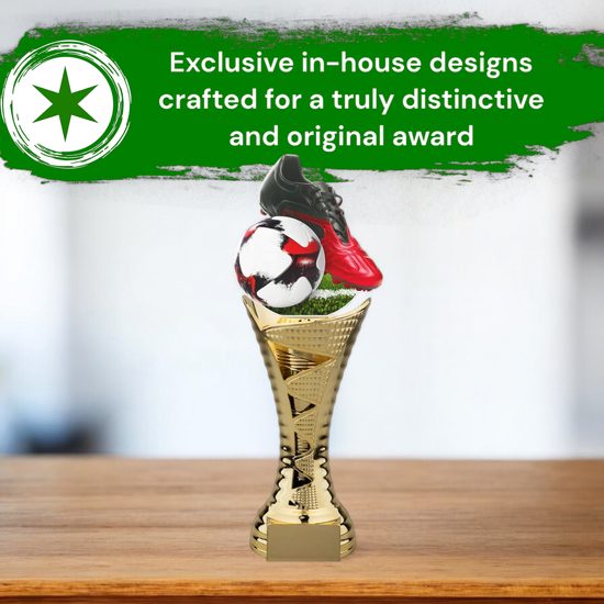 Trieste Football Ball and Boot Trophy