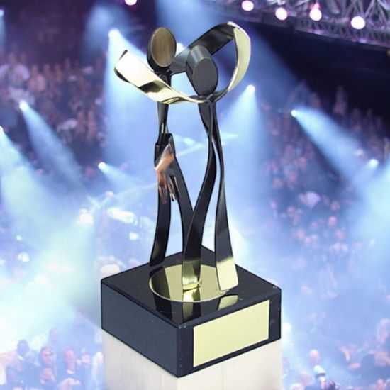 Galicia Ballroom Dancing Handmade Metal Trophy