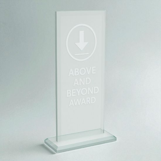 Tabor Engraved Glass Award