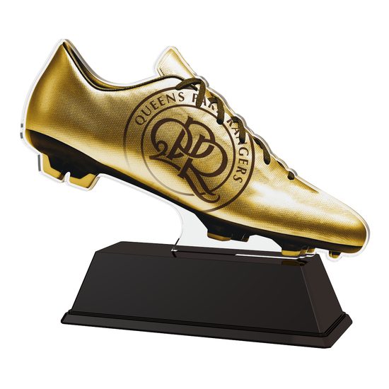 Custom Golden Boot 2D Football Trophy