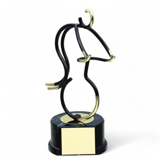 Valencia Mountain Biking Handmade Metal Trophy