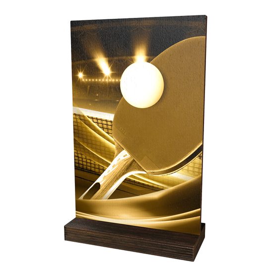 Sherwood Classic Table Tennis Eco Friendly Wooden Trophy