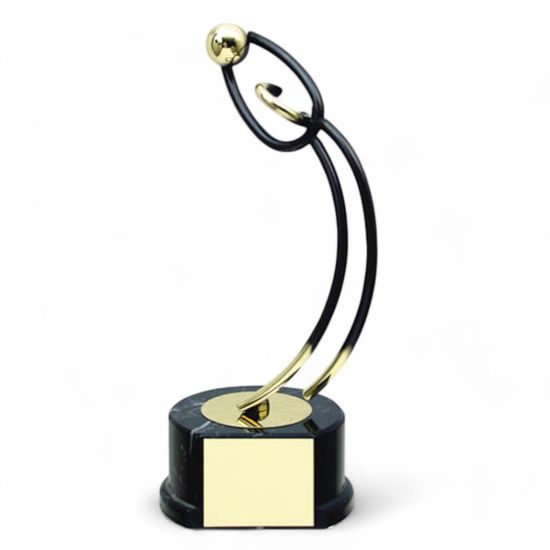Valencia Football Goalkeeper Handmade Metal Trophy