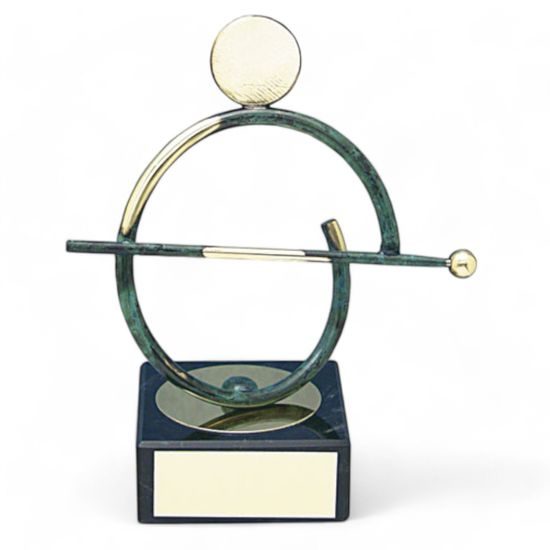 Bilbao Pool Player Handmade Metal Trophy