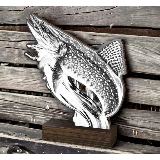 Sierra Classic Fishing Pike Real Wood Trophy