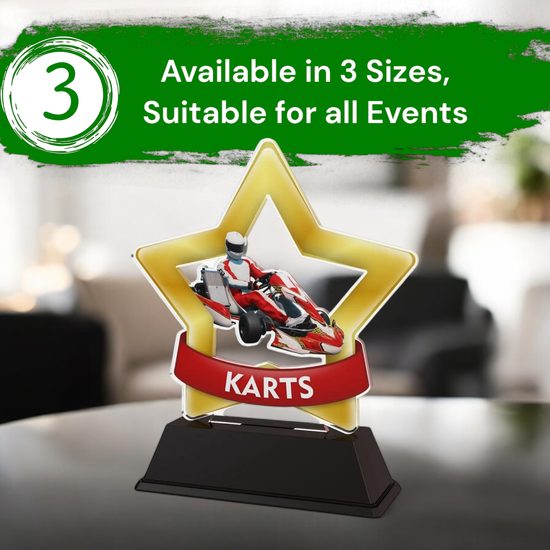 Mini Star Go Kart Trophy