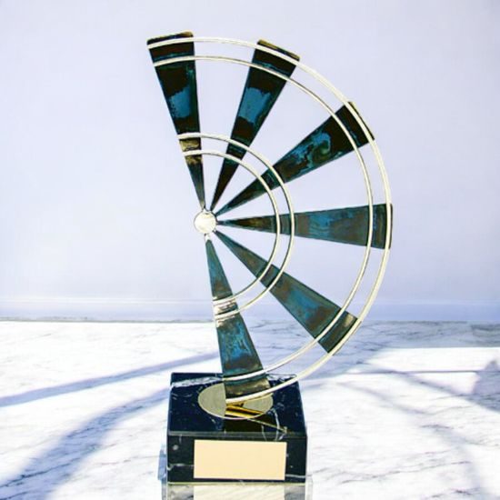 Zaragoza Darts Handmade Metal Trophy