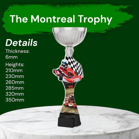 Montreal Go Kart Silver Cup Trophy