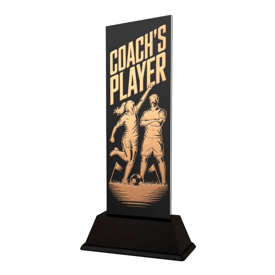 Shadowline Football Female Coach's Player Trophy – Stainless Steel Award