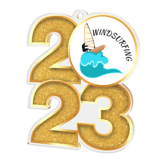 Windsurfing 2023 Acrylic Medal