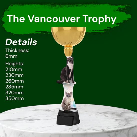 Vancouver Cat Show Gold Cup Trophy