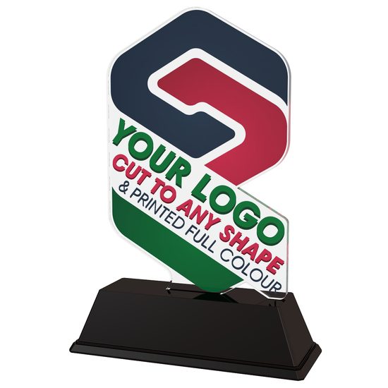 Custom Club Logo Acrylic Trophy