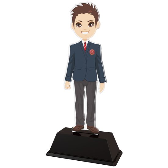 Boys School Uniform Custom Acrylic Award