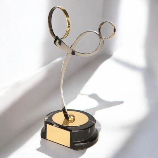 Sevilla Rhythmic Gymnastics Handmade Metal Trophy