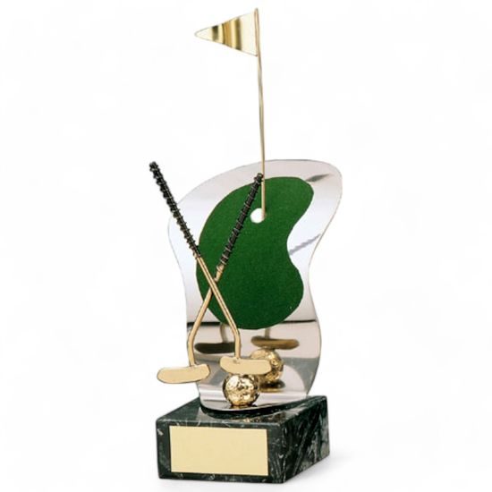 Cartagena Golf Handmade Metal Trophy