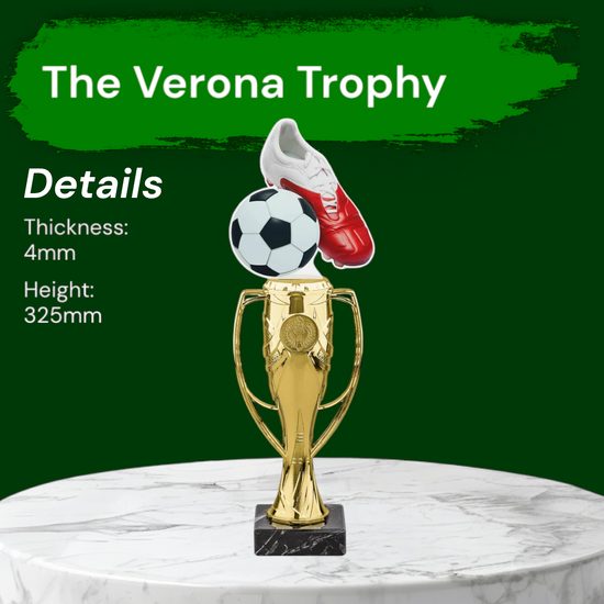 Verona Football Ball and Boot Trophy