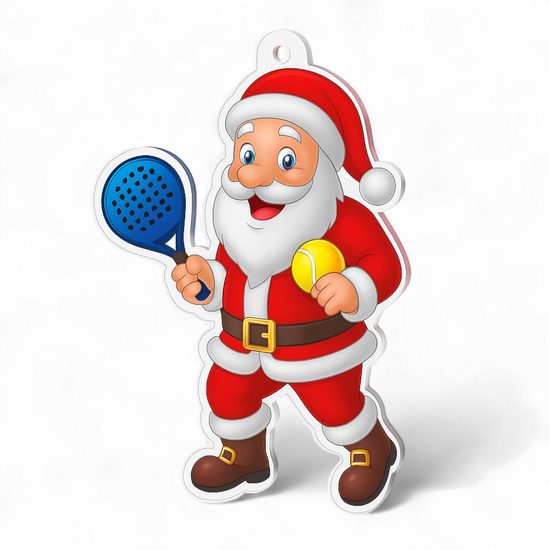 Jolly Father Christmas Padel Medal