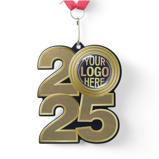 2025 Stainless Steel Logo Insert Silver Medal