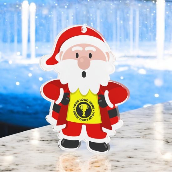 Santa Shirt Reveal Custom Made Printed Medal