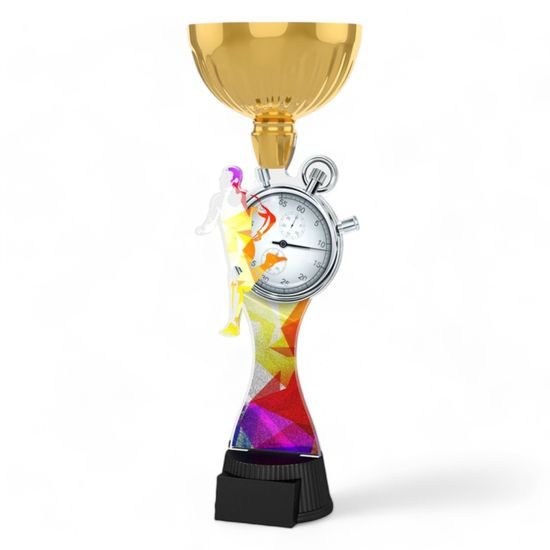 Vancouver Running Stopwatch Gold Cup Trophy