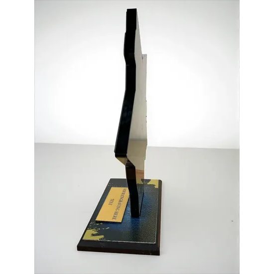 Liano Metal & Acrylic Star Pistol Shooting Trophy