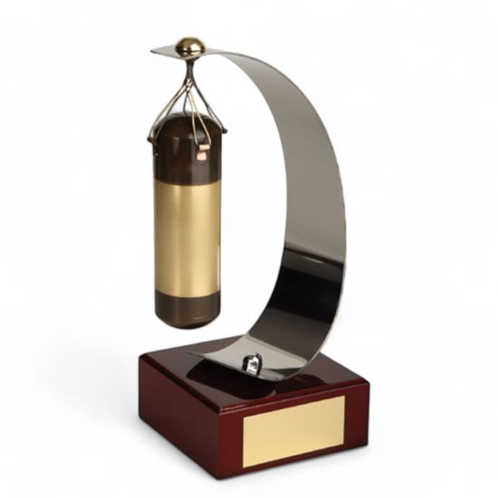 Granada Boxing Punchbag Handmade Metal Trophy