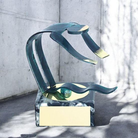 Toledo Diving Handmade Metal Trophy
