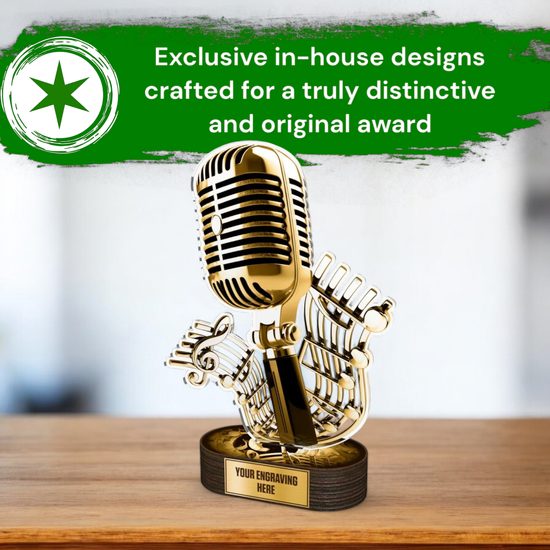 Altus Classic Singing Microphone Trophy