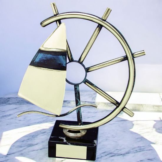 Zaragoza Sailing Handmade Metal Trophy