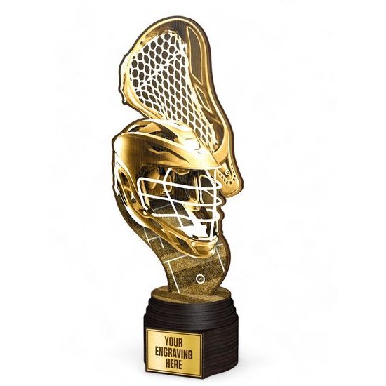 Frontier Classic Real Wood Lacrosse Trophy