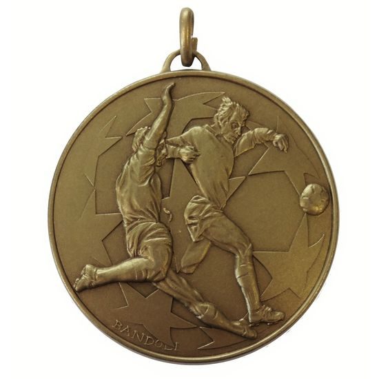 Embossed Economy Champions League Football Bronze Medal